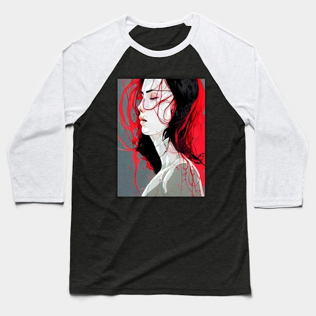 Conrad Roset Cinematic Baseball T-Shirt by BilodeauBlue